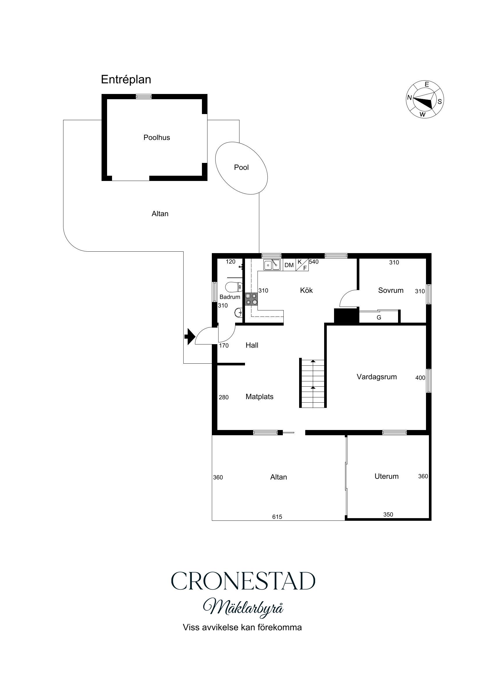 Charmig villa med pool, poolhus och stor trädgård i naturnära idyll!