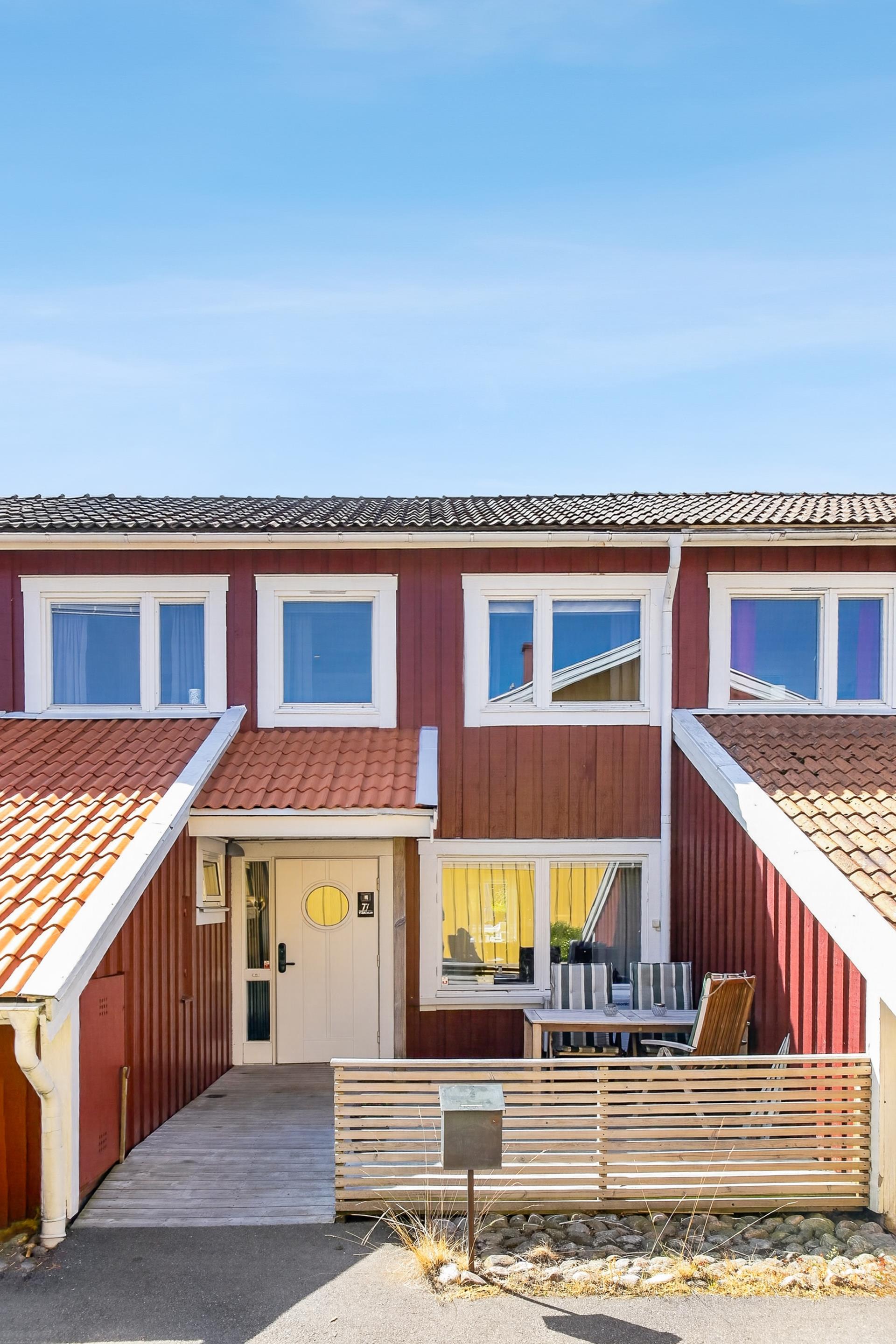 Radhus med bra och fritt läge i Västra Söbacken!